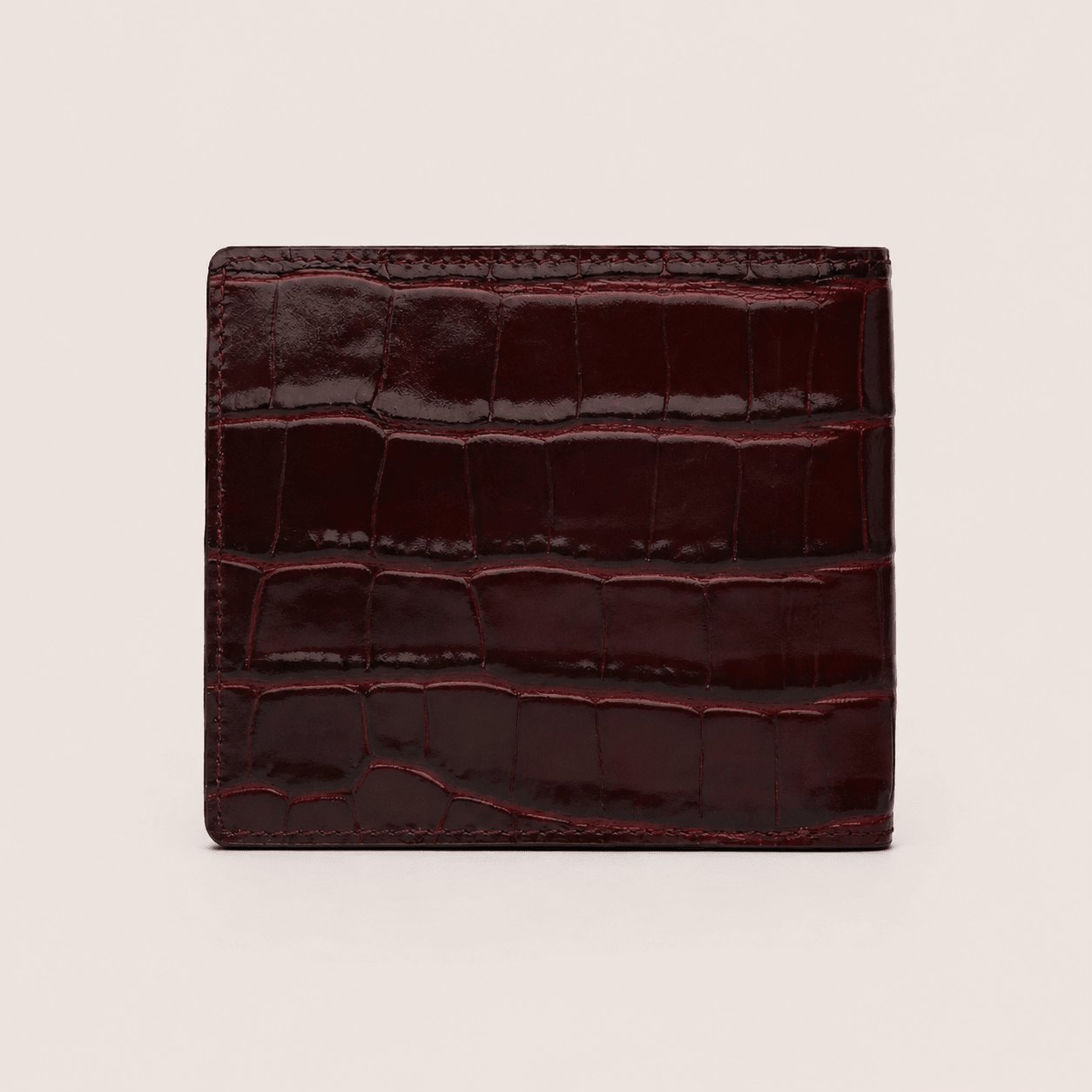 Portefeuille CABANEL Bruno en cuir motif crocodile - CABANEL