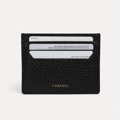 Porte-cartes Cuir Python CABANEL