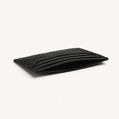 Porte-cartes Cuir Python CABANEL