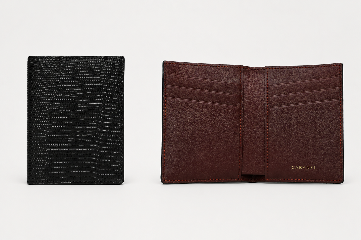 Portefeuille en cuir CABANEL - Cuir top grain - anti RFID
