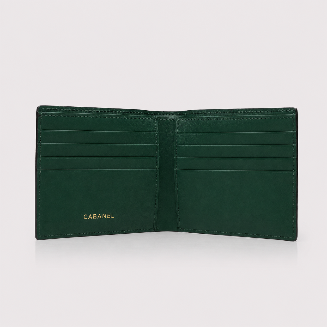 Portefeuille en cuir embossé lézard