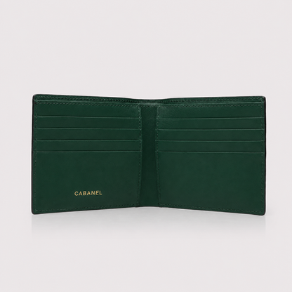 Portefeuille en cuir embossé lézard