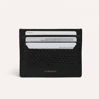 Porte-cartes CABANEL Python en véritable peau de python - CABANEL