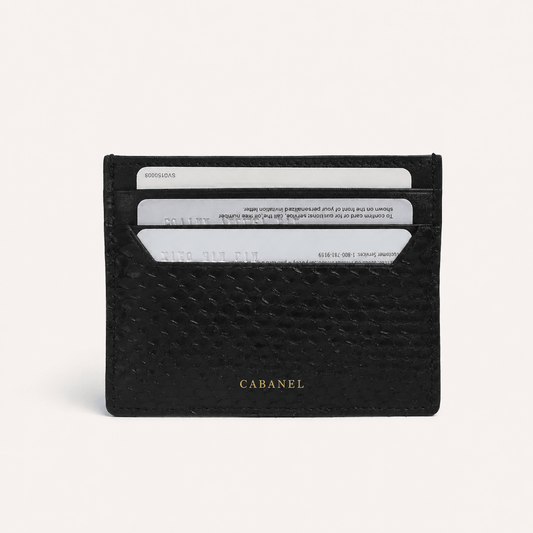 Porte-cartes CABANEL Python en véritable peau de python - CABANEL