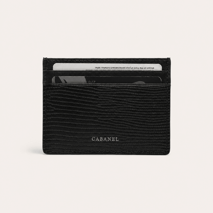 Porte-cartes CABANEL Verona en cuir motif lézard - CABANEL