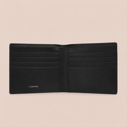 Portefeuille CABANEL en cuir grainé - CABANEL