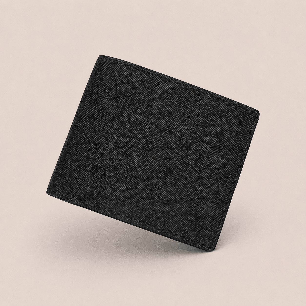 Portefeuille CABANEL Nero en cuir Saffiano - CABANEL