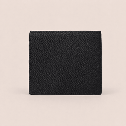 Portefeuille CABANEL Nero en cuir Saffiano - CABANEL